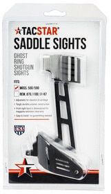 TacStar Saddle Sights Ghost Ring Shotgun Sights for Mossberg 500/590 features a polymer construction